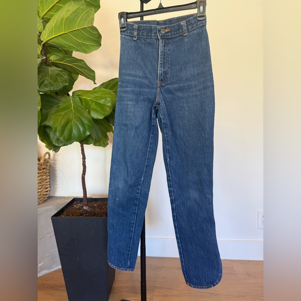 Vintage Western Chic High-Rise Blue Women's Jeans size 4/5